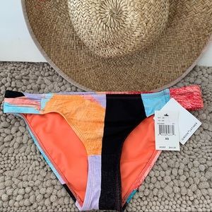 Gibson Latimer color block bikini bottom